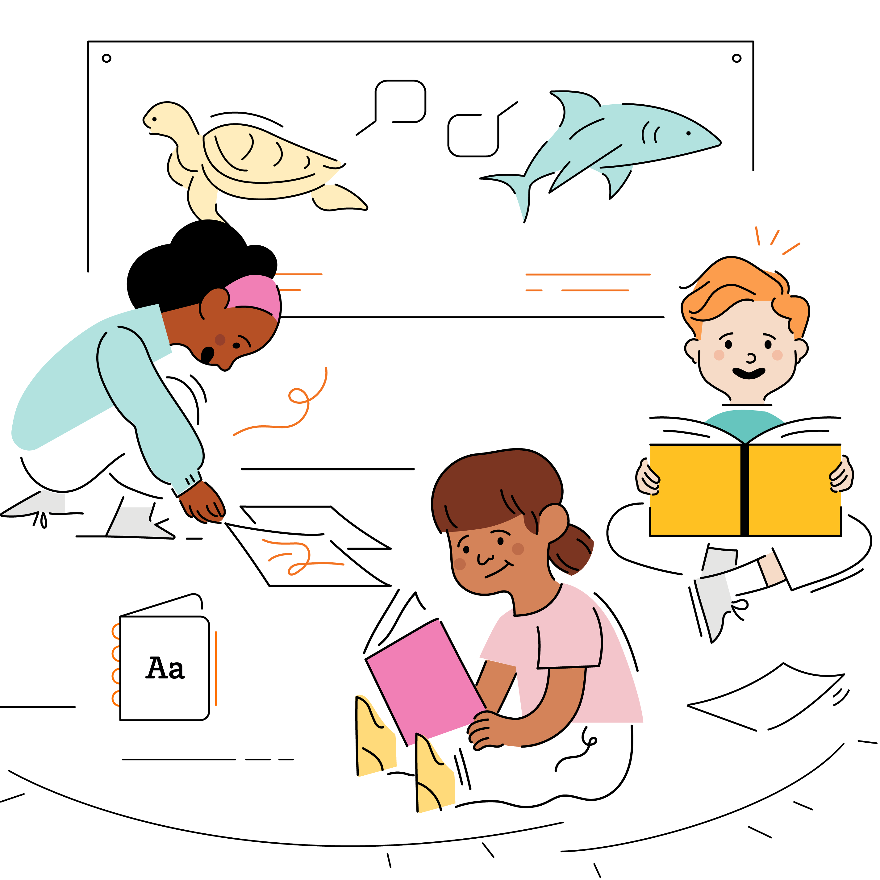 Science of Reading Season 2 cover artwork 3 kids reading